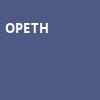 Opeth, The Warfield, San Francisco