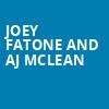 Joey Fatone and AJ McLean, The Warfield, San Francisco