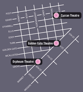 Orpheum Theatre Map