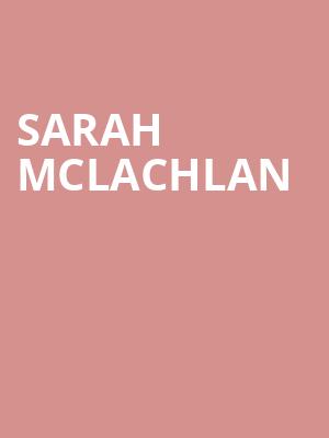 Sarah McLachlan, Ruth Finley Person Theater, San Francisco