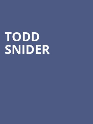 Todd Snider Poster