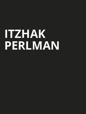 Itzhak Perlman, Davies Symphony Hall, San Francisco