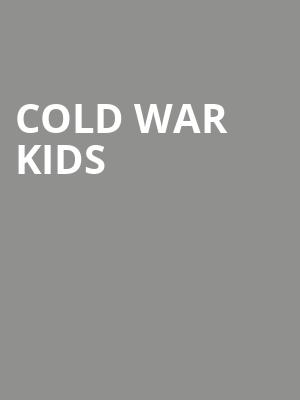 Cold War Kids, The Fillmore, San Francisco