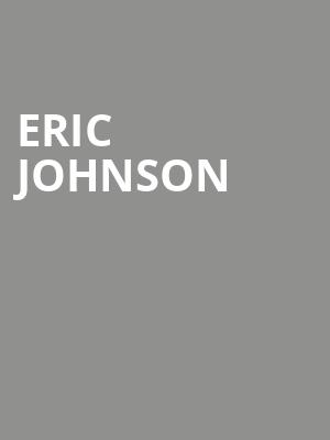 Eric Johnson, Great American Music Hall, San Francisco