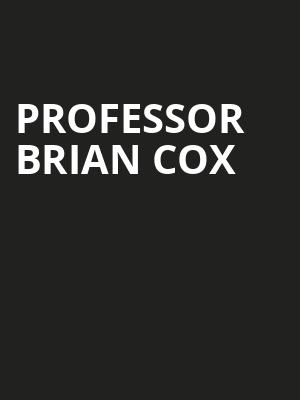 Professor Brian Cox, Golden Gate Theatre, San Francisco