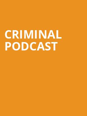 Criminal Podcast, Palace of Fine Arts, San Francisco