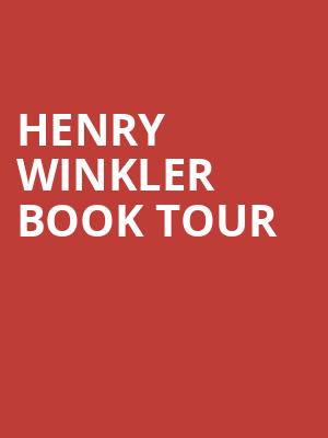 Henry Winkler Book Tour Poster