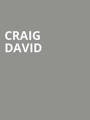 Craig David, SF Masonic Auditorium, San Francisco
