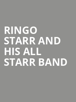 Ringo Starr And His All Starr Band Poster