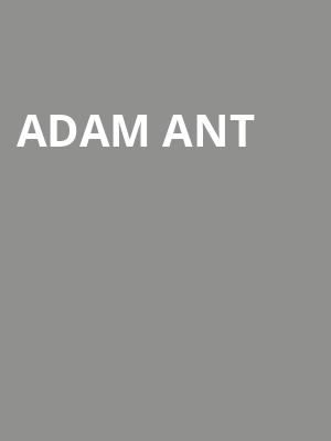 Adam Ant, Fox Theatre Oakland, San Francisco
